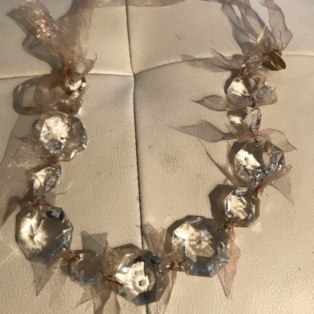 Amanda Pearl Crystal Necklace